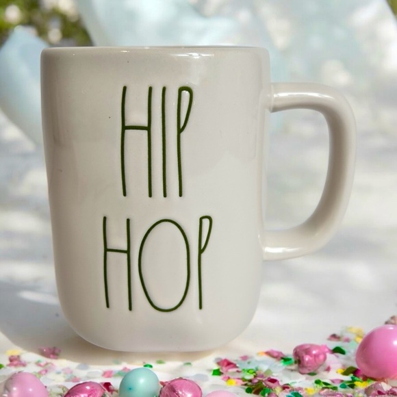 Rae Dunn Other - Rae Dunn cream 'Hip Hop' coffee Mug, tea cup, NWOT, Gift Easter